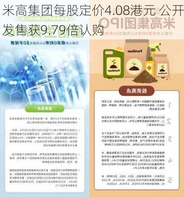 米高集团每股定价4.08港元 公开发售获9.79倍认购