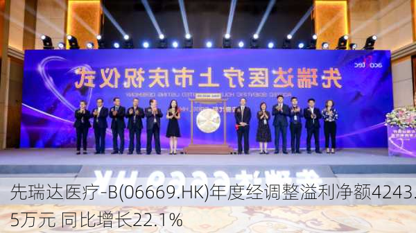 先瑞达医疗-B(06669.HK)年度经调整溢利净额4243.5万元 同比增长22.1%