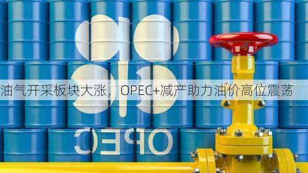 油气开采板块大涨，OPEC+减产助力油价高位震荡