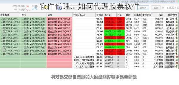 软件代理：如何代理股票软件