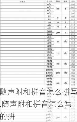 随声附和拼音怎么拼写,随声附和拼音怎么写的拼