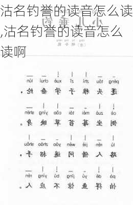 沽名钓誉的读音怎么读,沽名钓誉的读音怎么读啊