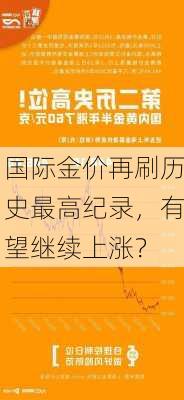 国际金价再刷历史最高纪录，有望继续上涨？