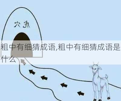 粗中有细猜成语,粗中有细猜成语是什么