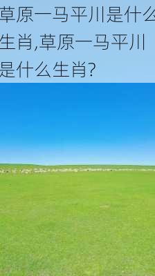 草原一马平川是什么生肖,草原一马平川是什么生肖?