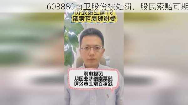 603880南卫股份被处罚，股民索赔可期