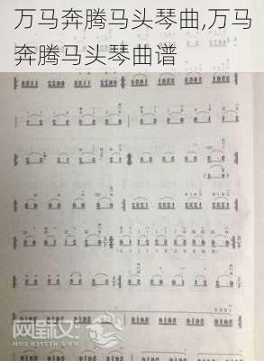 万马奔腾马头琴曲,万马奔腾马头琴曲谱