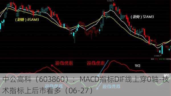 中公高科（603860）：MACD指标DIF线上穿0轴-技术指标上后市看多（06-27）