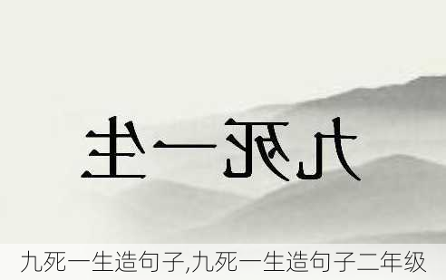 九死一生造句子,九死一生造句子二年级