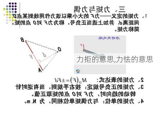 力拒的意思,力怯的意思