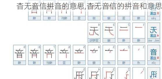 杳无音信拼音的意思,杳无音信的拼音和意思