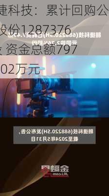 翱捷科技：累计回购公司股份12873761股 资金总额79799.02万元