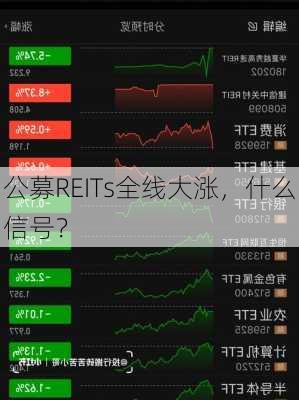 公募REITs全线大涨，什么信号？