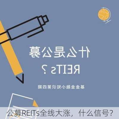 公募REITs全线大涨，什么信号？