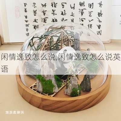 闲情逸致怎么说,闲情逸致怎么说英语