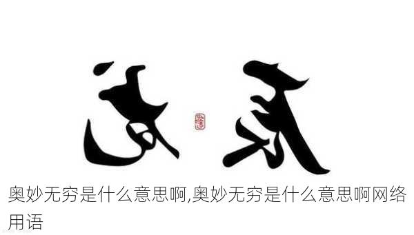 奥妙无穷是什么意思啊,奥妙无穷是什么意思啊网络用语