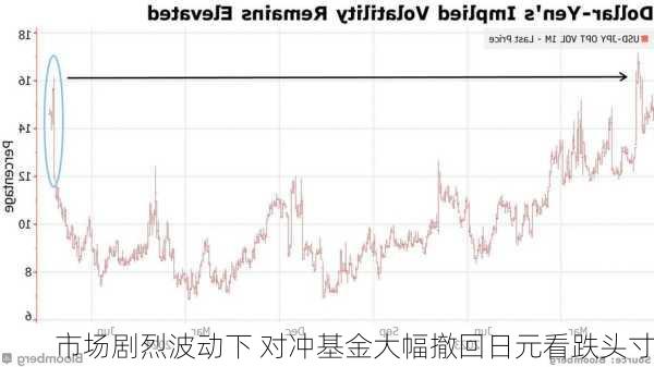 市场剧烈波动下 对冲基金大幅撤回日元看跌头寸