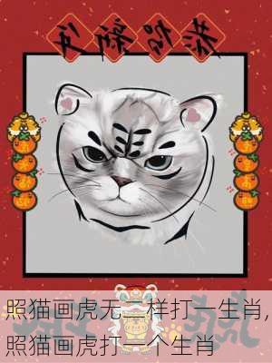 照猫画虎无二样打一生肖,照猫画虎打一个生肖