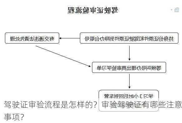 驾驶证审验流程是怎样的？审验驾驶证有哪些注意事项？