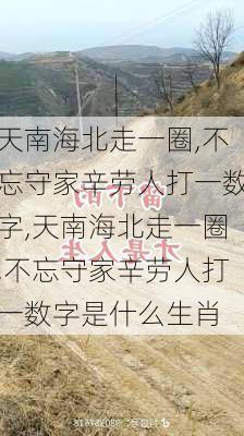 天南海北走一圈,不忘守家辛劳人打一数字,天南海北走一圈,不忘守家辛劳人打一数字是什么生肖