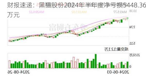 财报速递：黑猫股份2024年半年度净亏损5448.36万元