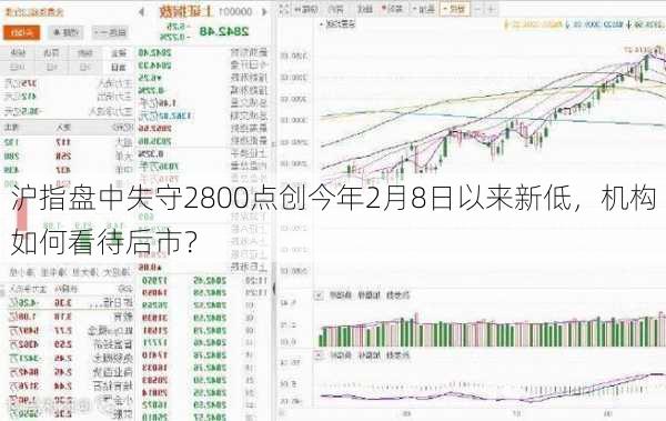 沪指盘中失守2800点创今年2月8日以来新低，机构如何看待后市？