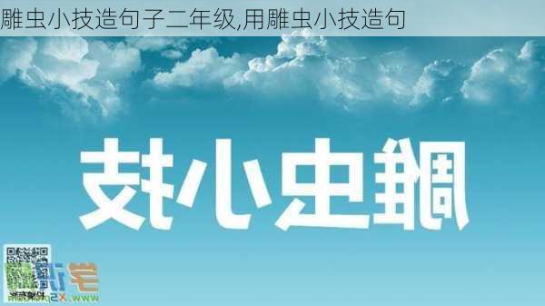 雕虫小技造句子二年级,用雕虫小技造句