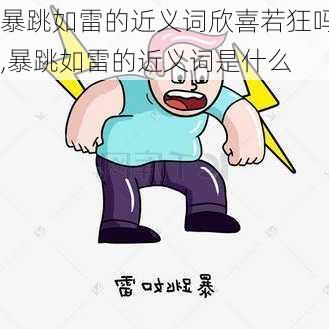 暴跳如雷的近义词欣喜若狂吗,暴跳如雷的近义词是什么