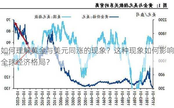 如何理解黄金与美元同涨的现象？这种现象如何影响全球经济格局？