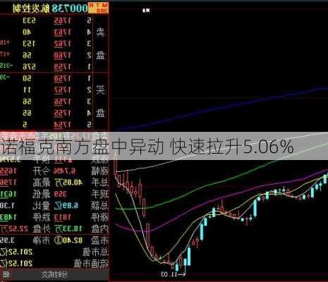 诺福克南方盘中异动 快速拉升5.06%