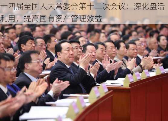 十四届全国人大常委会第十二次会议：深化盘活利用，提高国有资产管理效益