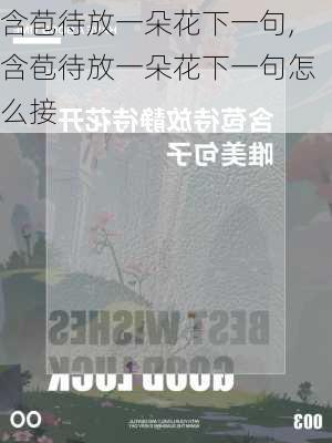 含苞待放一朵花下一句,含苞待放一朵花下一句怎么接