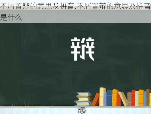 不屑置辩的意思及拼音,不屑置辩的意思及拼音是什么