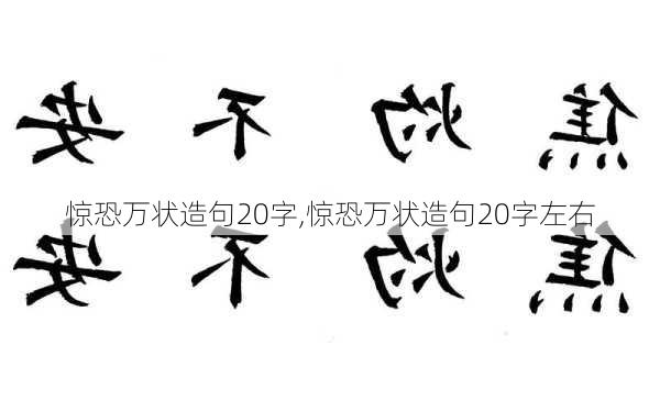 惊恐万状造句20字,惊恐万状造句20字左右