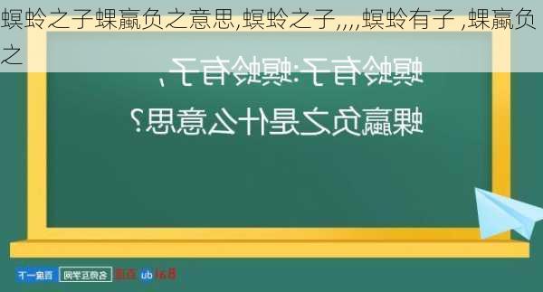 螟蛉之子蜾蠃负之意思,螟蛉之子,,,,螟蛉有子 ,蜾蠃负之