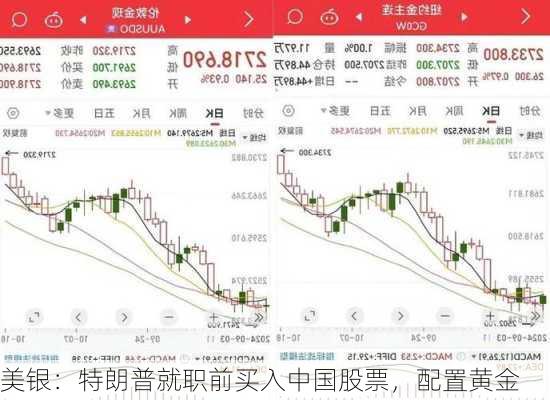 美银：特朗普就职前买入中国股票，配置黄金