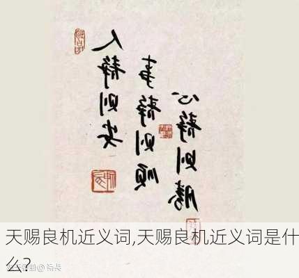 天赐良机近义词,天赐良机近义词是什么?