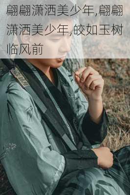 翩翩潇洒美少年,翩翩潇洒美少年,皎如玉树临风前